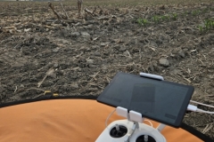 Using a drone to capture stand count data